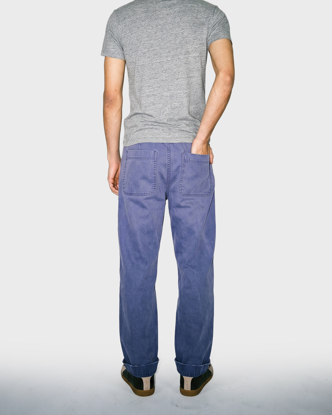 Washed Canvas Trouser
