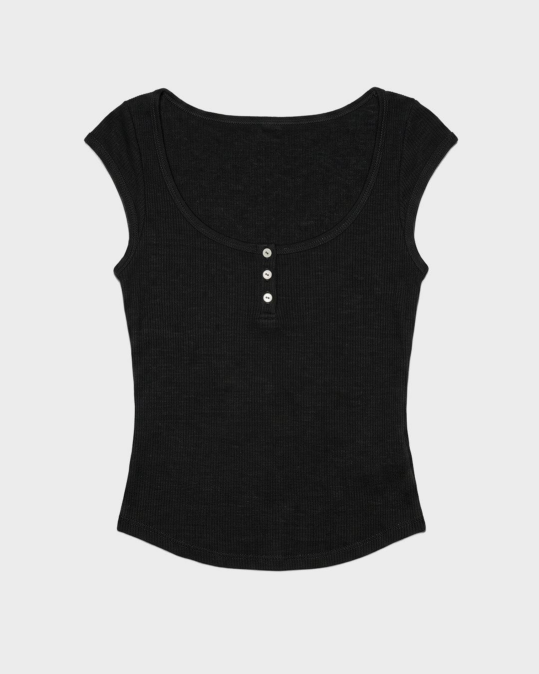 Three Button Rib Tank