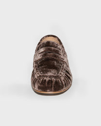 Silk Velvet Loafer