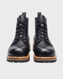 Pebbled Lace Boots