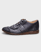 Sneaker alta in pelle con suola carrarmato