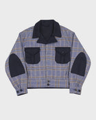 Glen Plaid Bomber Jacket