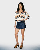 Indigo Shimmer Mini Skort