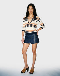 Indigo Shimmer Mini Skort