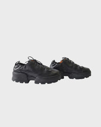 Paneled Leather Trainer