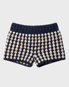 Puff Stitch Cashmere Wool Shorts
