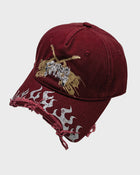 Cappellino con visiera tagliata a fiamma