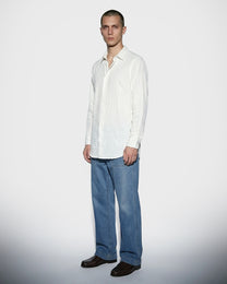 Slow White Jacquard Shirt