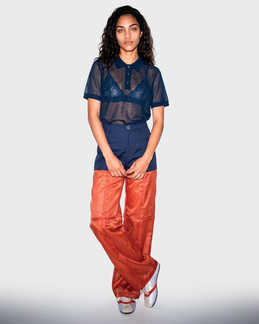 Half Organza Trouser