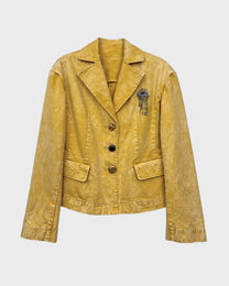 Cloud Wash Denim Blazer