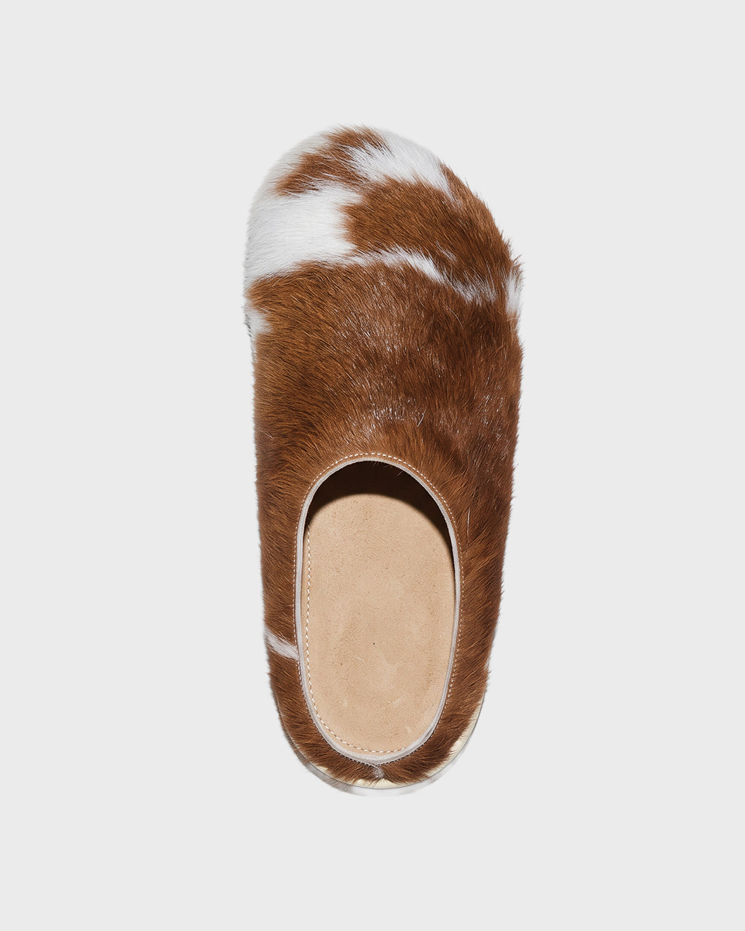 Chestnut Calf Hair Mule