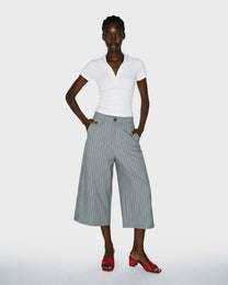 Quarter Pinstripe Shorts