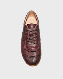 Leather Lugged Trainer