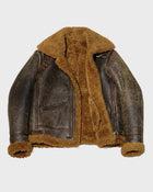 Leather Shearling Flight Jacket