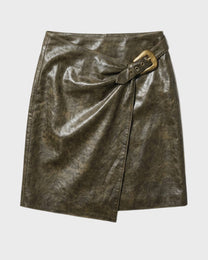 Moto Seam Skirt