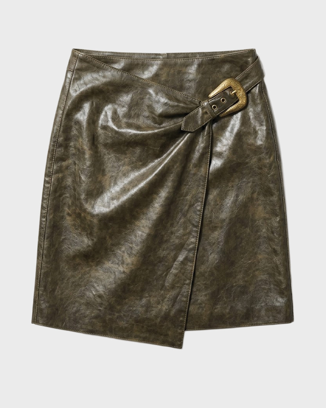 Moto Seam Skirt