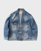 Chaqueta vaquera con botones de palanca