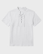 T-Shirt in Lino con Allacciatura