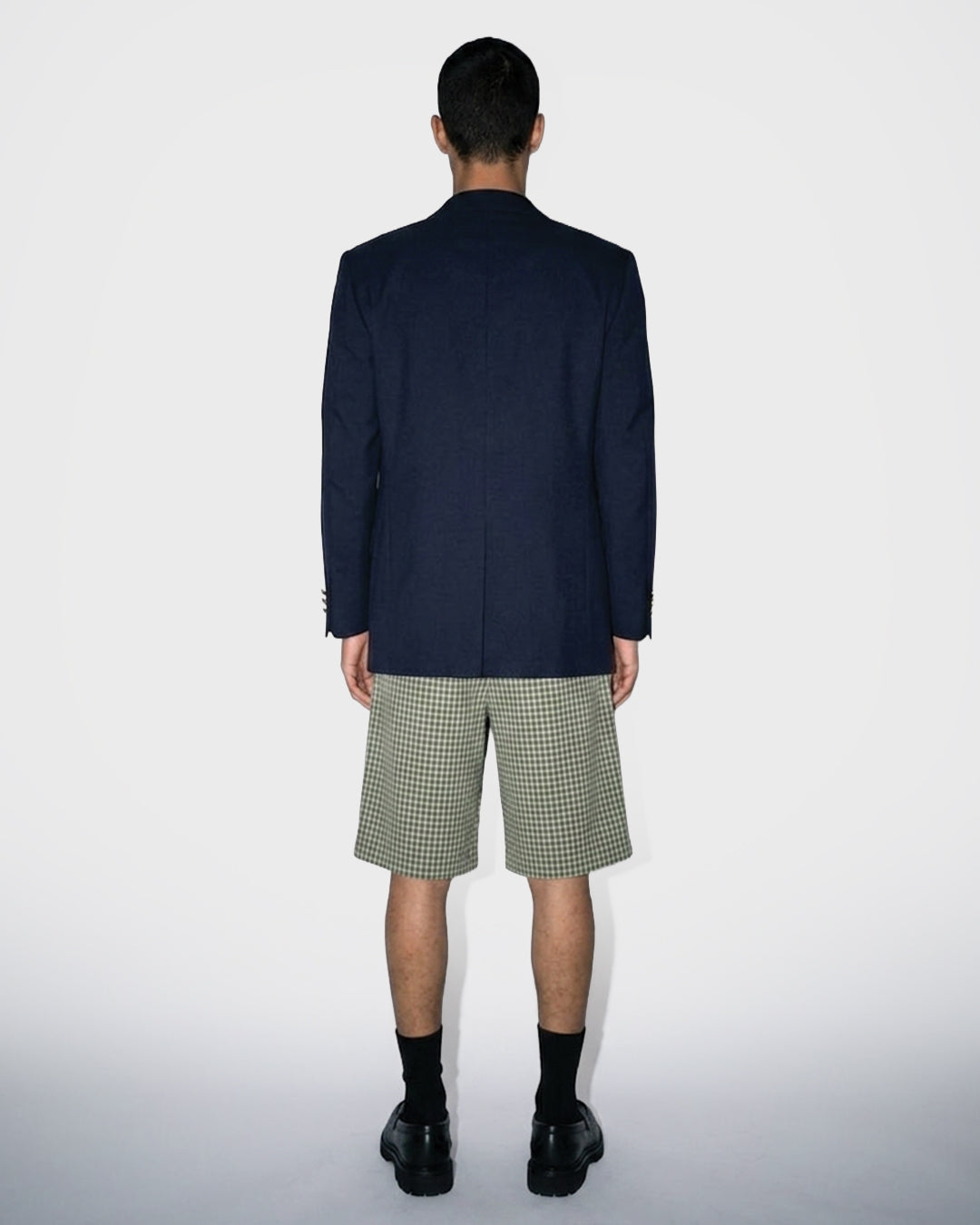 Café Check Shorts