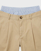 Shorts di jeans effetto candeggiato con bandana