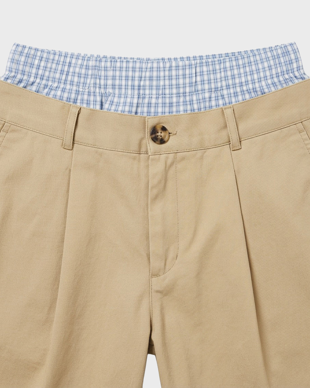 Shorts di jeans effetto candeggiato con bandana