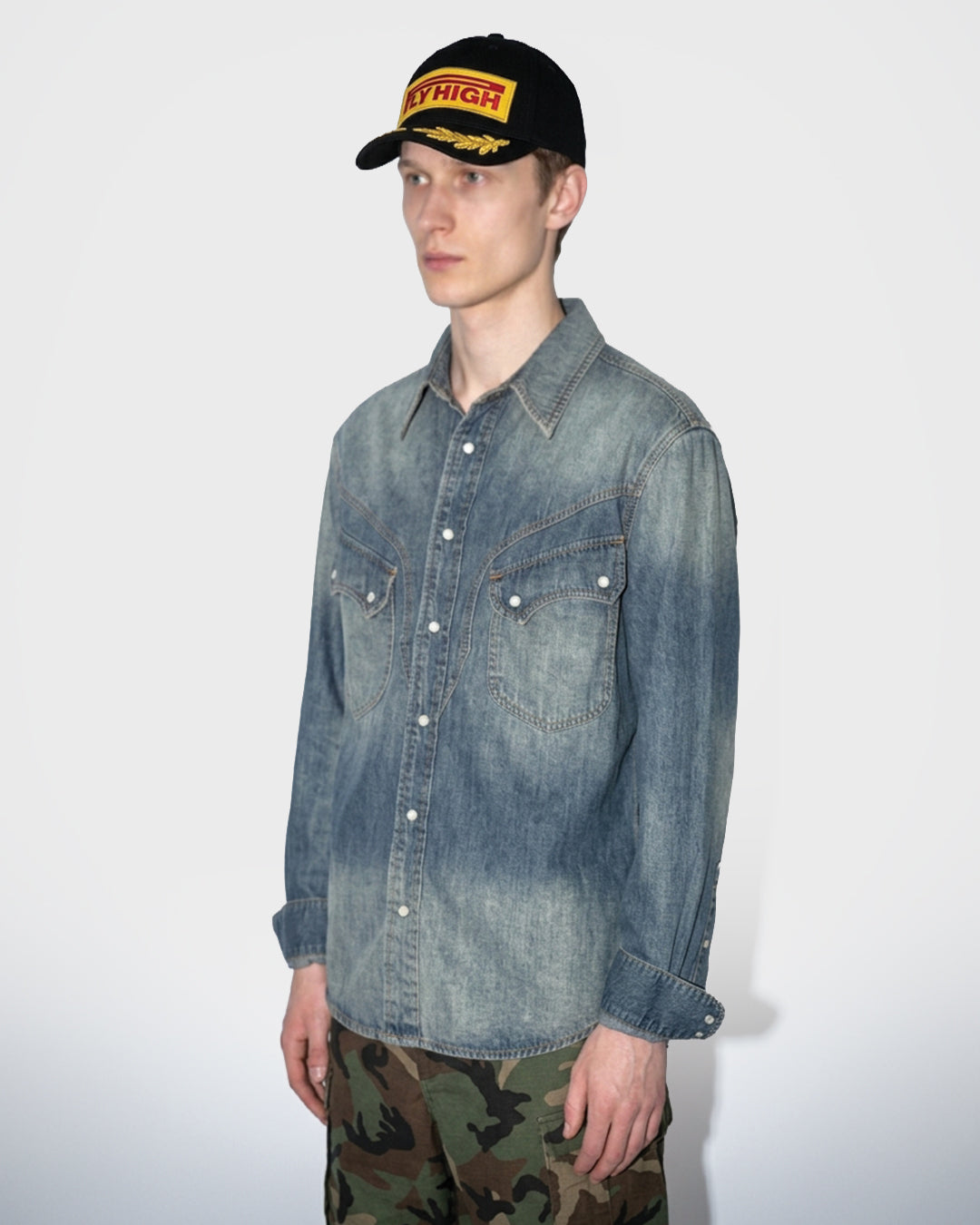 Cappello distressed a fette