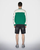 Shorts di jeans effetto candeggiato con bandana