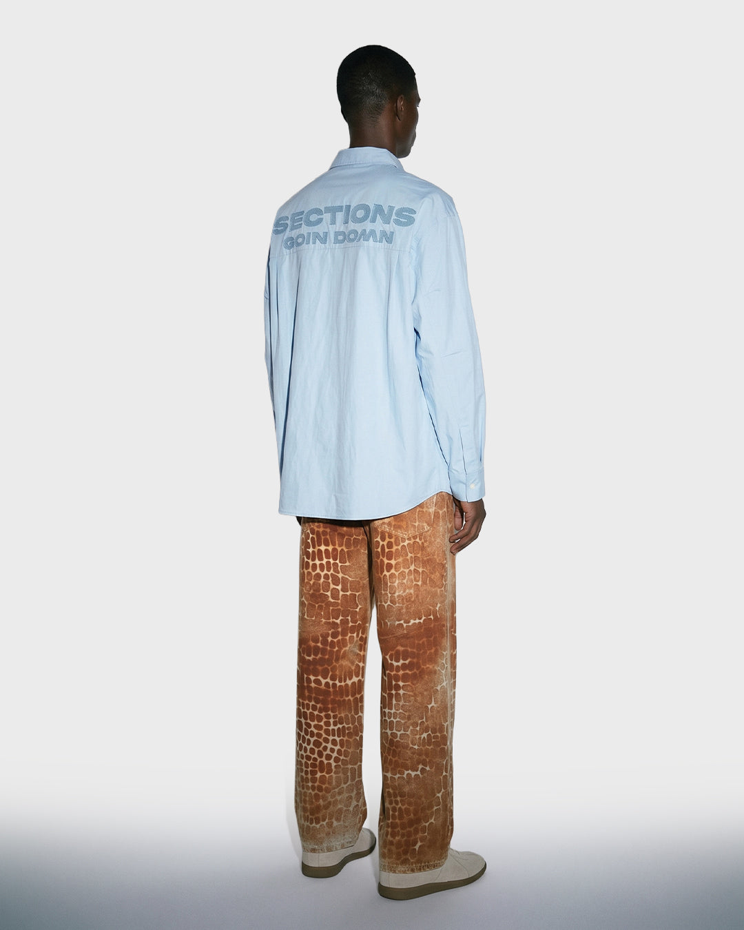 Rust Overdye Wide Jeans