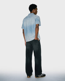 Carbon Black Wide Jeans