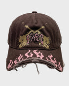 Cappellino con visiera tagliata a fiamma