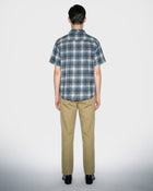 Soft Plaid Crop Shirt