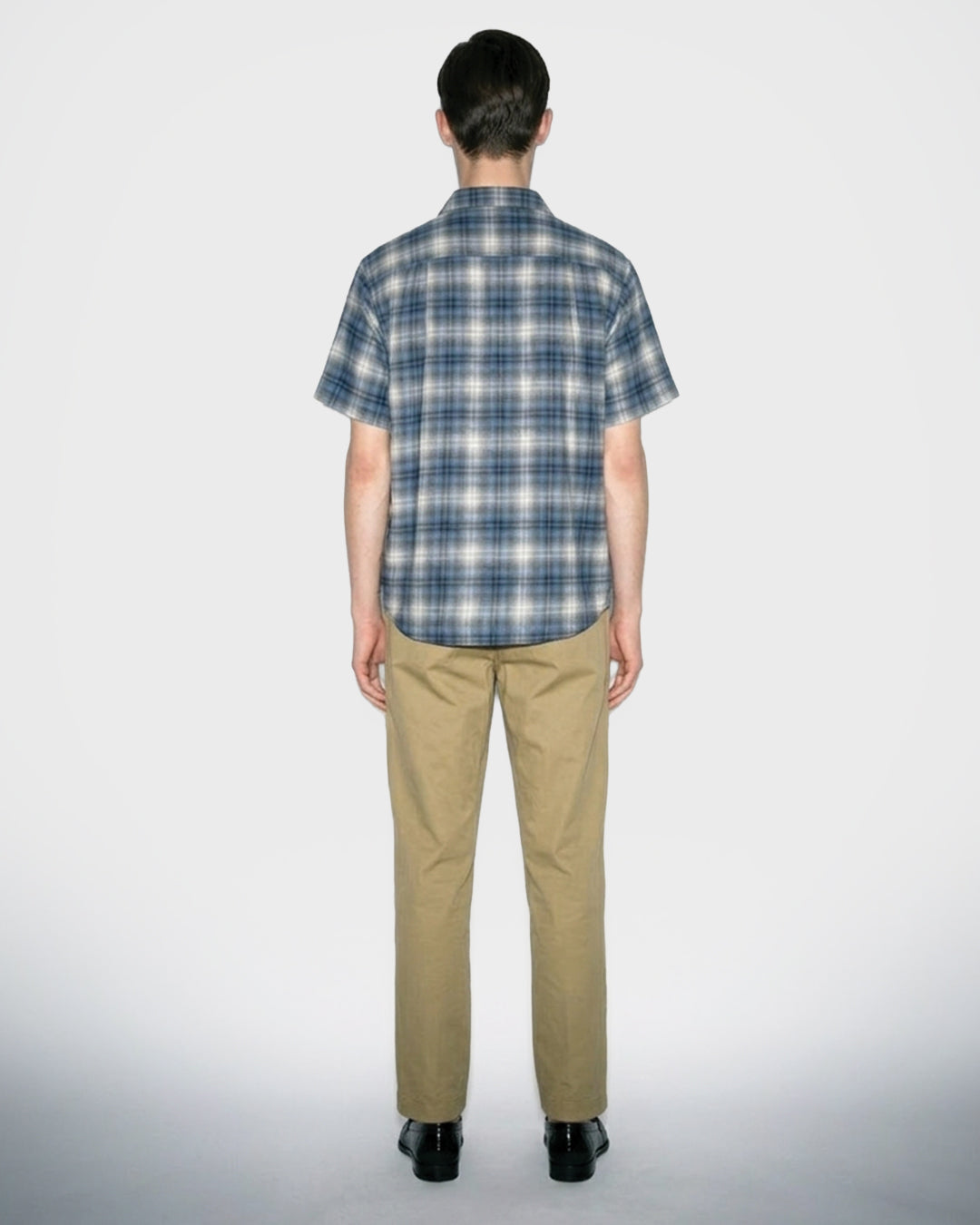 Soft Plaid Crop Shirt