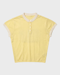Contrast Cap Sleeve Polo