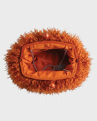Curly Fur Crossbody Clutch