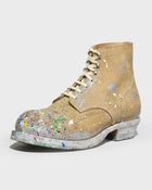Splatter Suede Cap Toe Boot