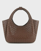 Woven Leather Tote Bag