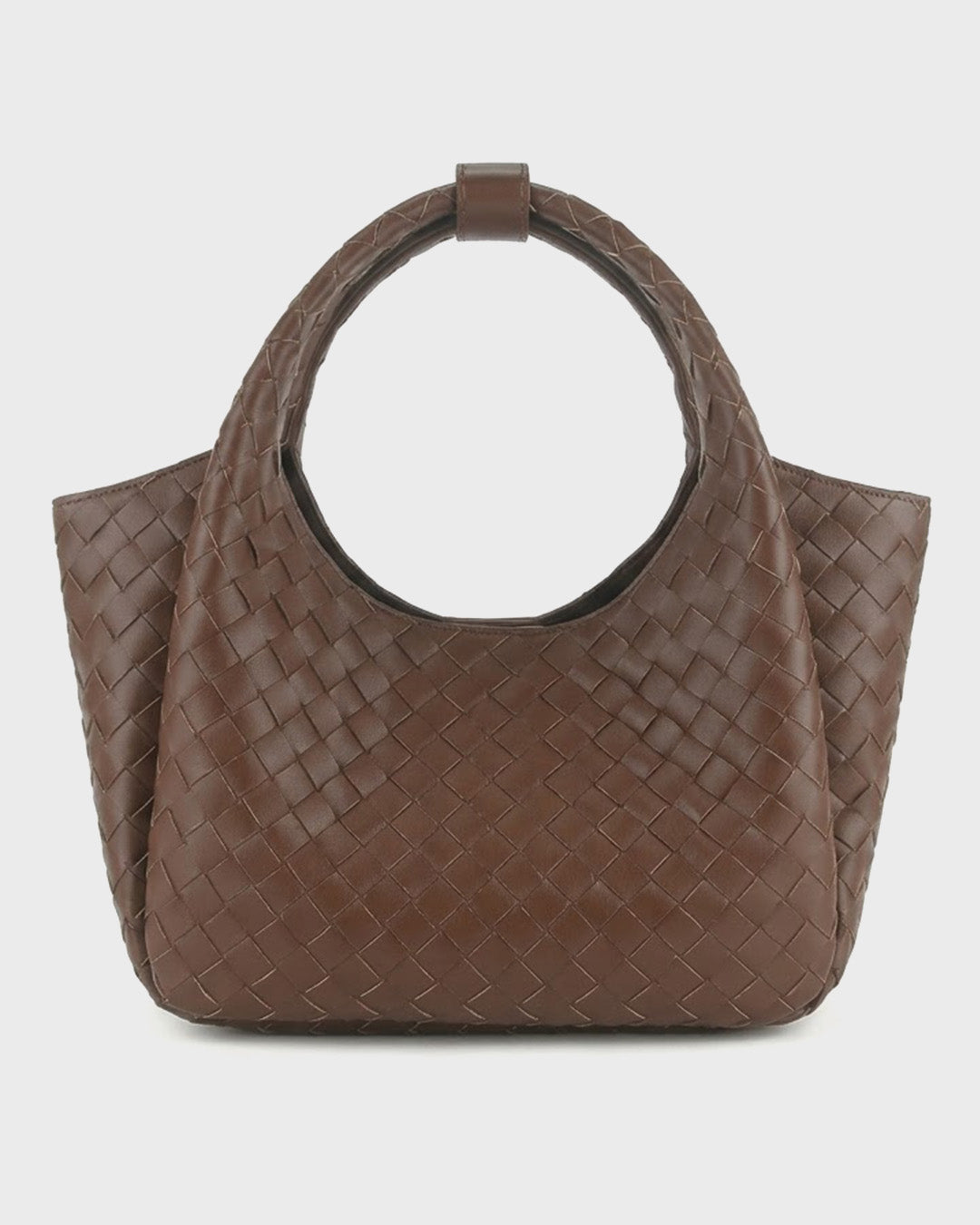 Woven Leather Tote Bag