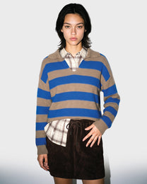 Yoko Cashmere Stripe Knit