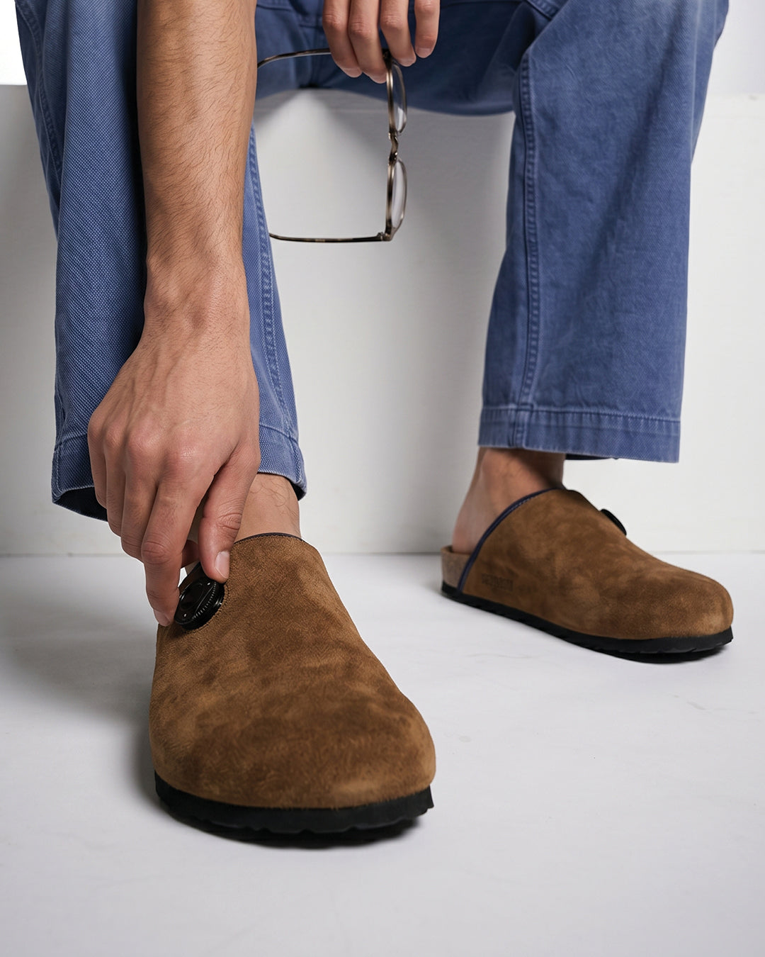 The Dial Suede Mule