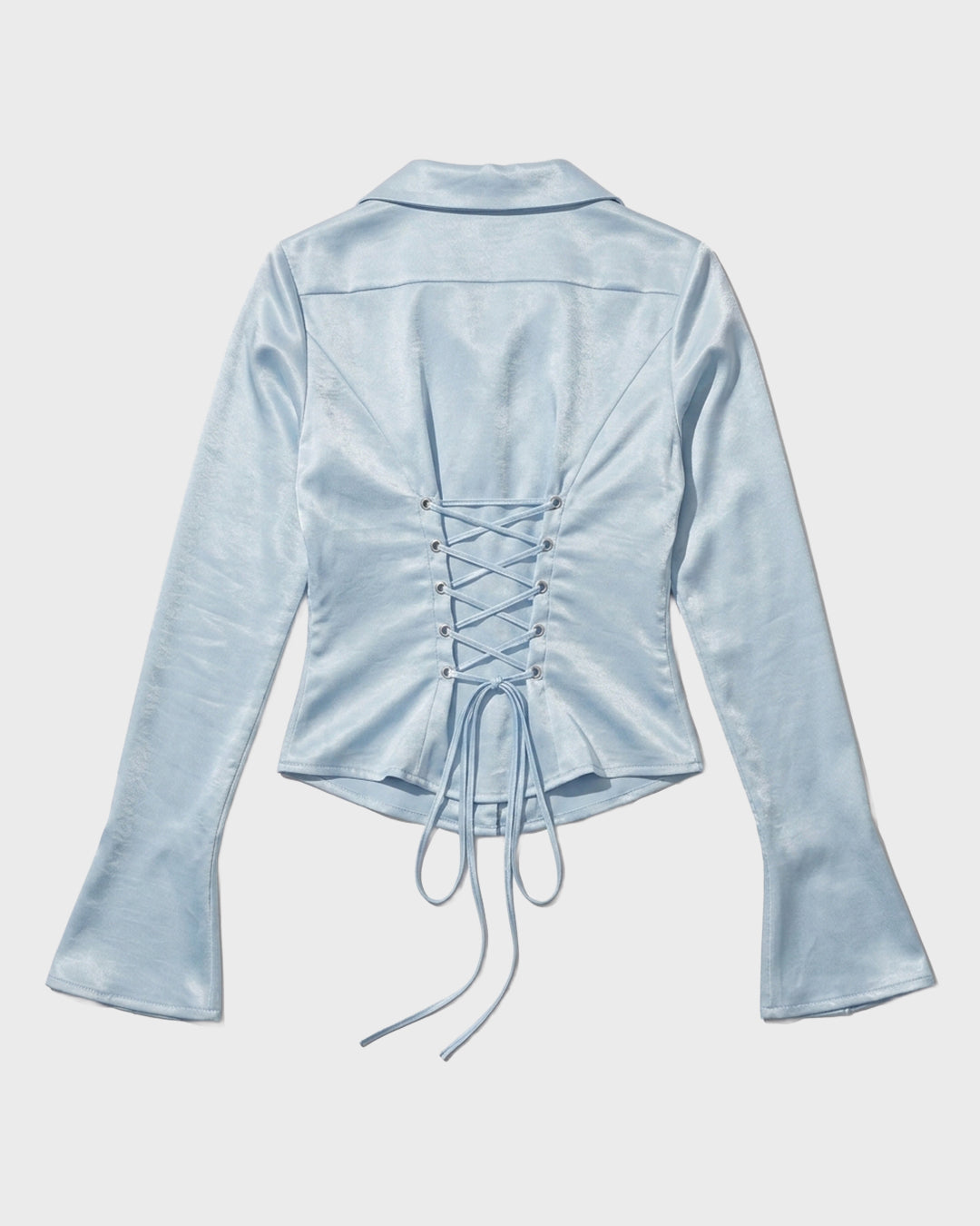 Satin Flare Blouse