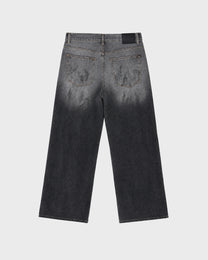 Faded Charcoal Flare Jeans