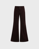 Patch Pocket Flare Trousers