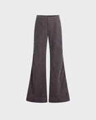 Patch Pocket Flare Trousers