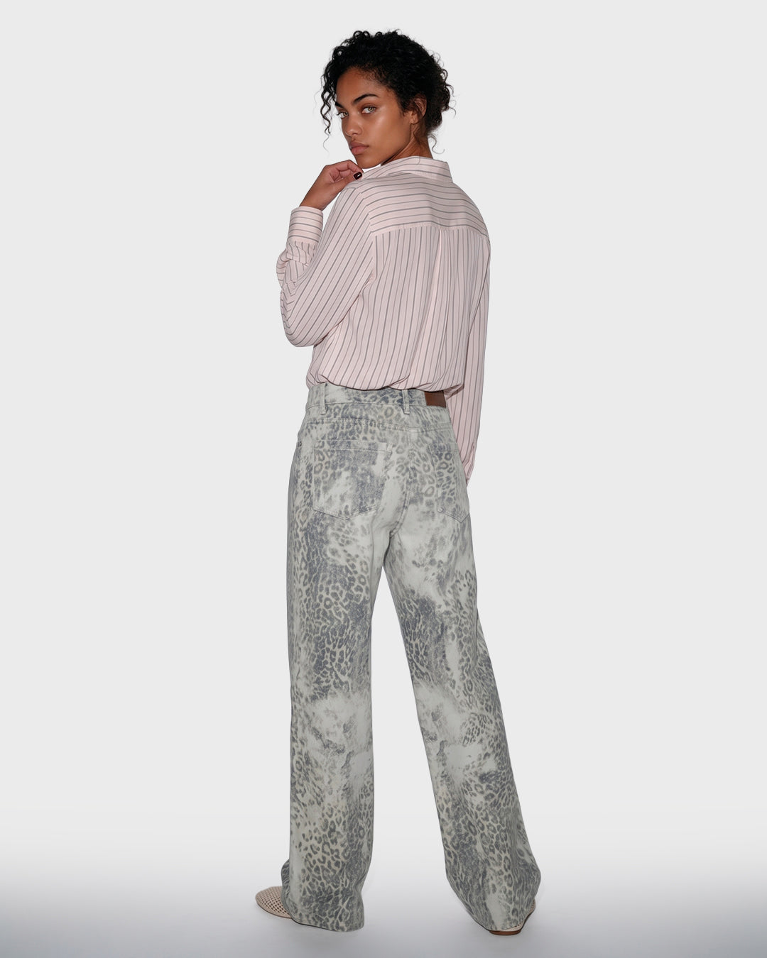 Pale Leopard Jean