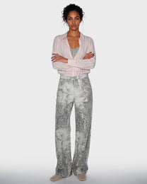 Pale Leopard Jean