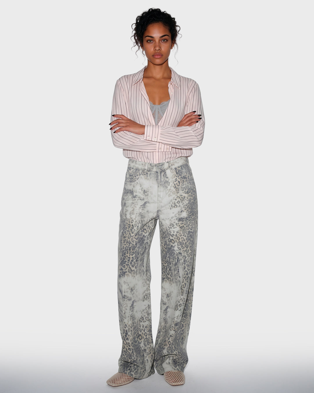 Pale Leopard Jean