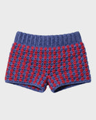 Puff Stitch Cashmere Wool Shorts