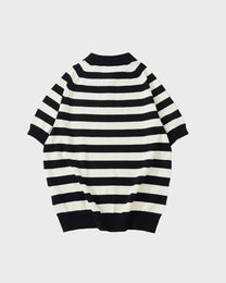 Block Stripe Polo