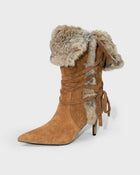 Fur Cuffed Boot