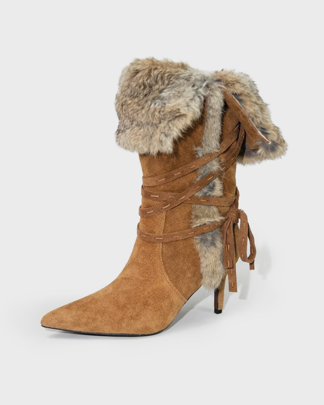 Fur Cuffed Boot